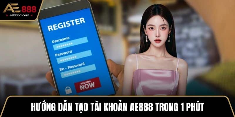 Hướng dẫn tạo tài khoản AE888 trong 1 phút